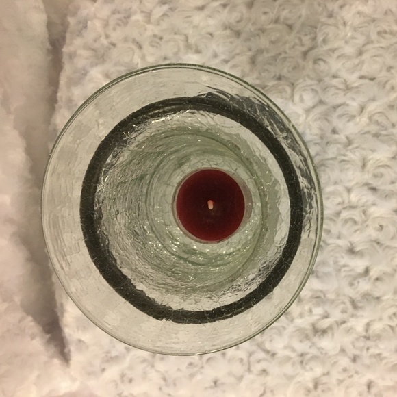 PartyLite Black Spiral Tealight Holder w/Tealight - Like New - Picture 4 of 4